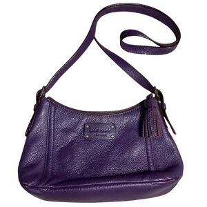 Kate spade vintage Purple Leather Shoulder Bag